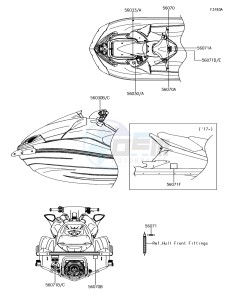 JET SKI ULTRA 310X JT1500LGF EU drawing Labels(EU)