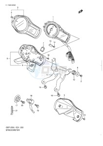 GSF-1250 BANDIT EU drawing SPEEDOMETER