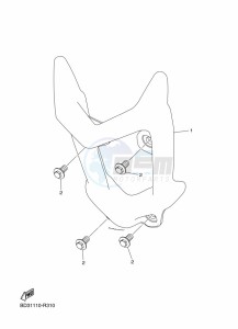 YFM90R (BD3R) drawing GUARD