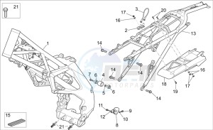 RXV 450 RXV 450-550 STREET LEGAL drawing Frame