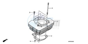 TRX500FPEA U / EC PS drawing CYLINDER