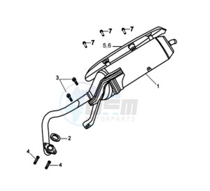 ORBIT 50 25KMH drawing EXHAUST