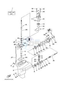 15F drawing PROPELLER-HOUSING-AND-TRANSMISSION-1