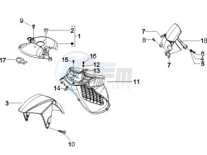 Runner 50 SP drawing Wheel housing - Mudguard