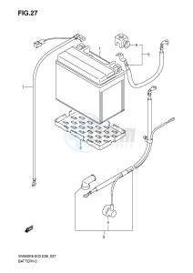 SV650 (E3-E28) drawing BATTERY (SV650 SV650S)