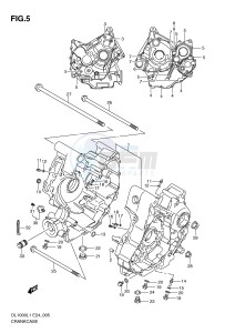 DL1000 (E24) V-Strom drawing CRANKCASE