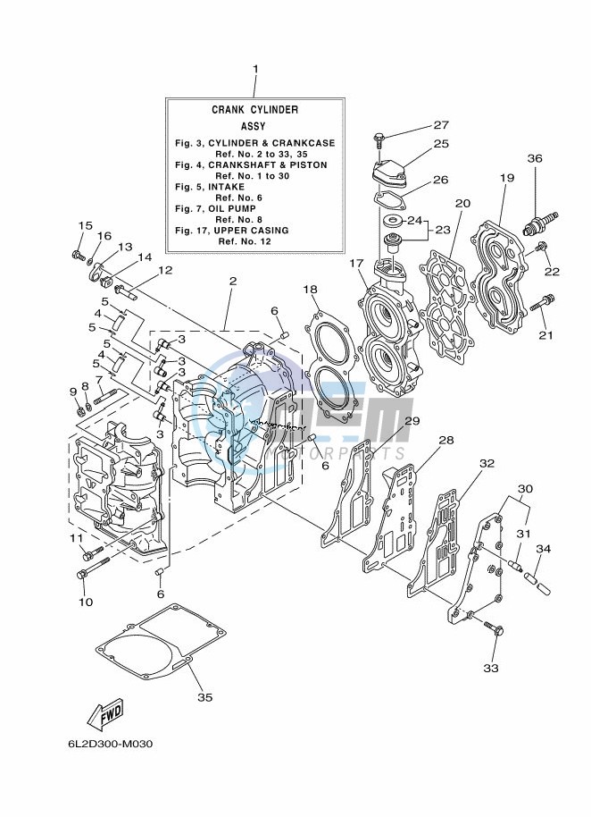 CYLINDER--CRANKCASE