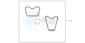 CBR1000RA9 Europe Direct - (ED / ABS) drawing RACING STICKERS