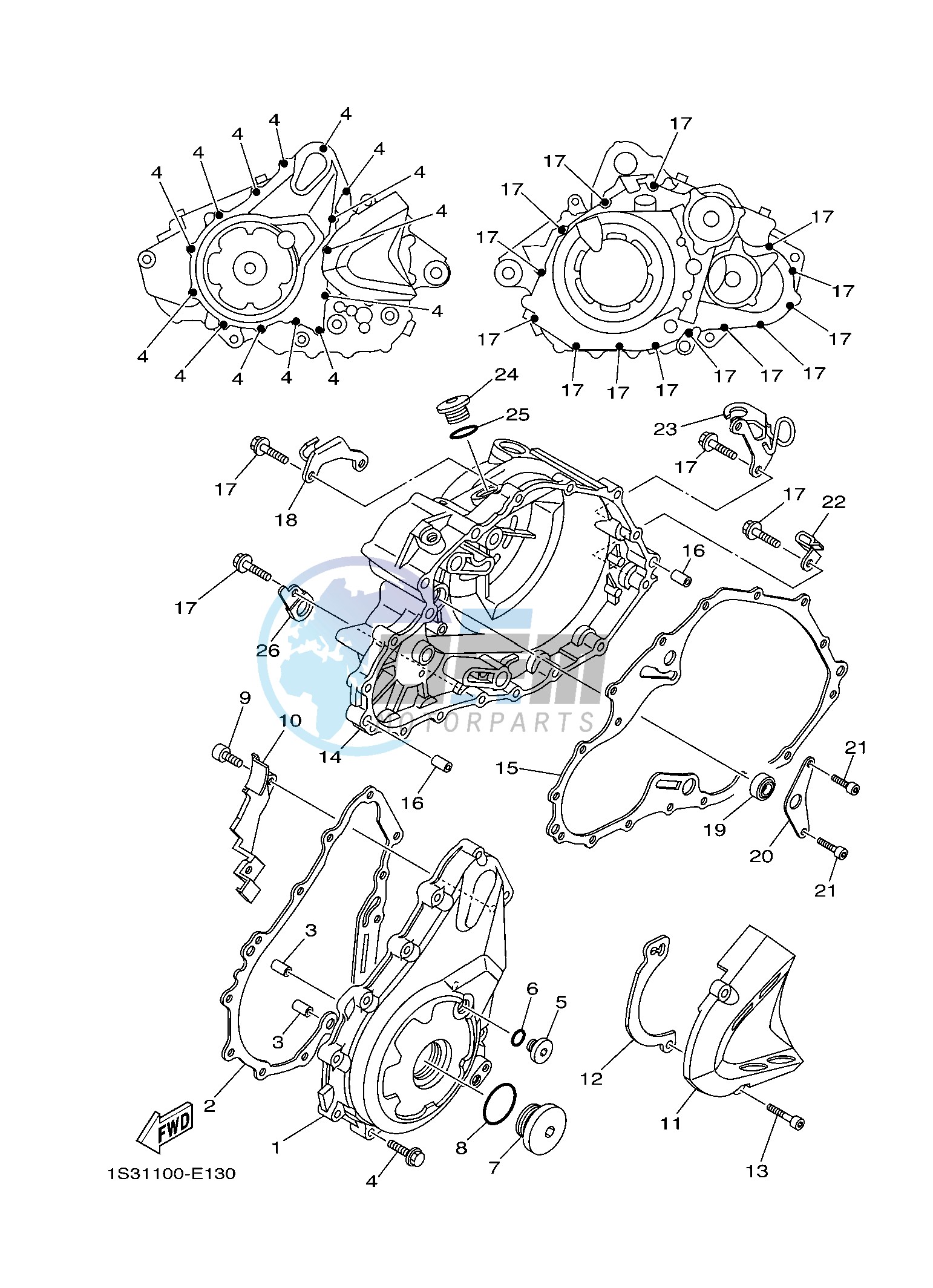 CRANKCASE COVER 1