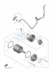 YZF690 YZF-R7 (BEBG) drawing STARTING MOTOR