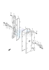 DF 300A drawing Exhaust Cover