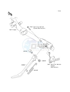 VN 900 C [VULCAN 900 CUSTOM] (7F-9FA) C7F drawing STAND-- S- -