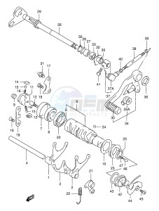 GSX400 (E30) drawing GEAR SHIFTING