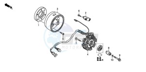 TRX250EX SPORTRAX 250 EX drawing GENERATOR