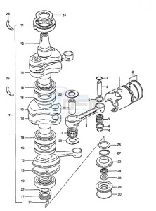 DT 65 drawing Crankshaft