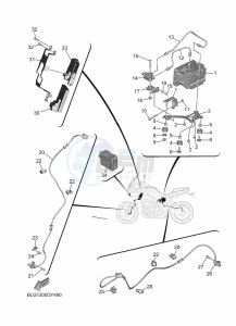 TRACER 9 GT+ MTT890D-K (BLG1) drawing ELECTRICAL 3