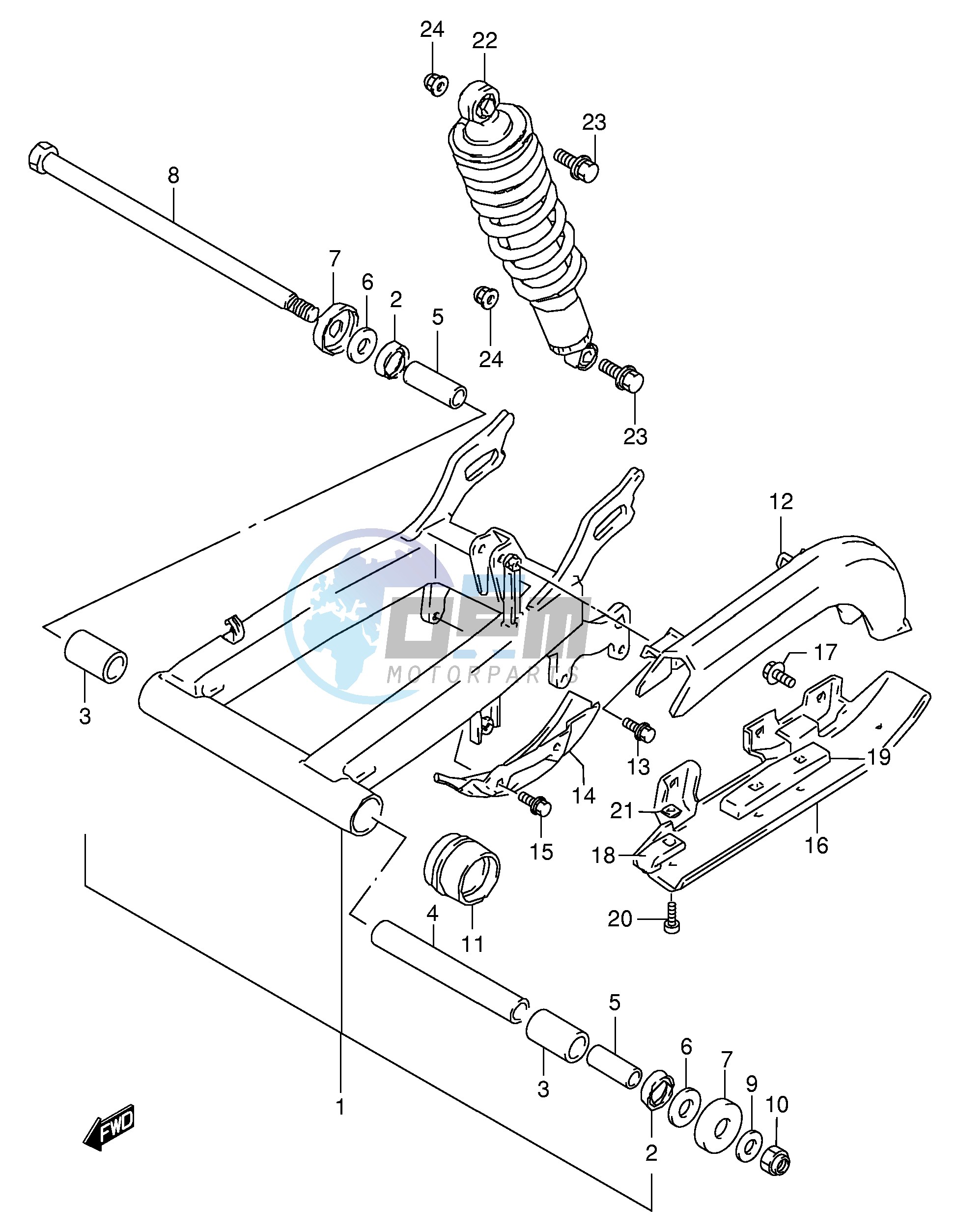 REAR SWINGING ARM