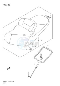 AN650 (E3-E28) Burgman drawing SEAT (AN650L1 E33)