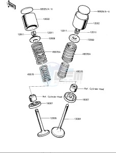 KZ 1000 M [CSR] (M1-M2) [CSR] drawing VALVES