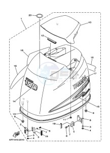 F100A drawing FAIRING-UPPER