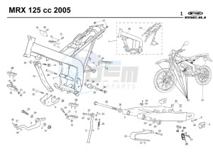 MRX-125-4T-BLUE drawing CHASSIS