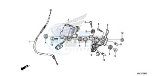 VFR1200FDF VFR1200F Dual Clutch E drawing SERVO MOTOR