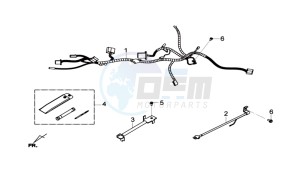 JOYMAX 125 drawing WIRING HARNASS