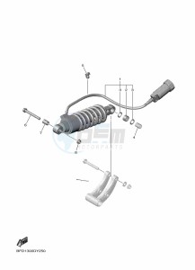 NIKEN GT MXT890D (BFD1) drawing REAR SUSPENSION