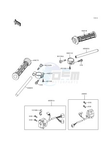 ZX 750 K [NINJA ZX-7R] (K1-K2) [NINJA ZX-7R] drawing HANDLEBAR