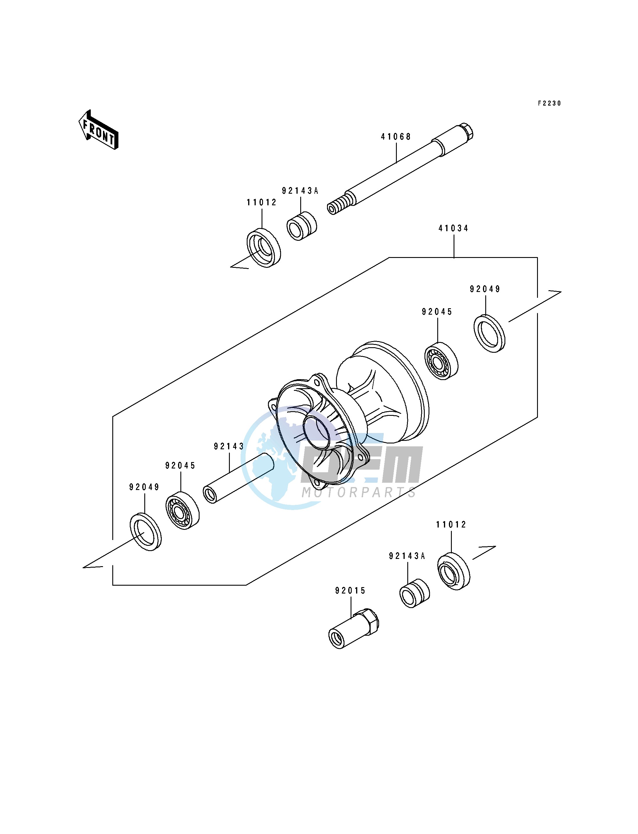 FRONT HUB