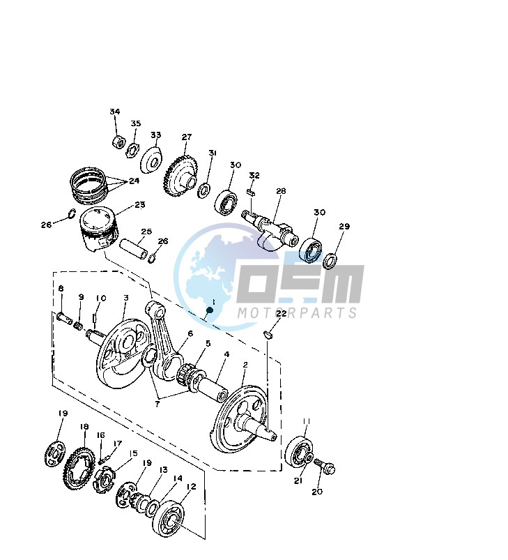 CRANKSHAFT PISTON