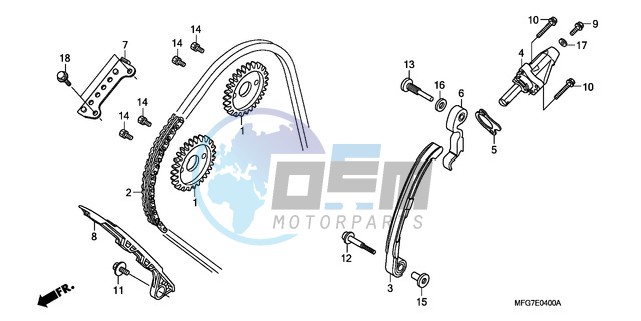 CAM CHAIN/TENSIONER