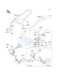 JH 1200 A [ULTRA 150] (A1-A4) [ULTRA 150] drawing HANDLEBAR