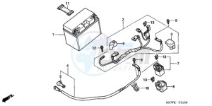 VFR800A9 Europe Direct - (ED / ABS MME) drawing BATTERY