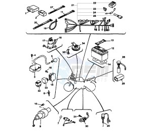 TZR 50 drawing ELECTRICAL DEVICES