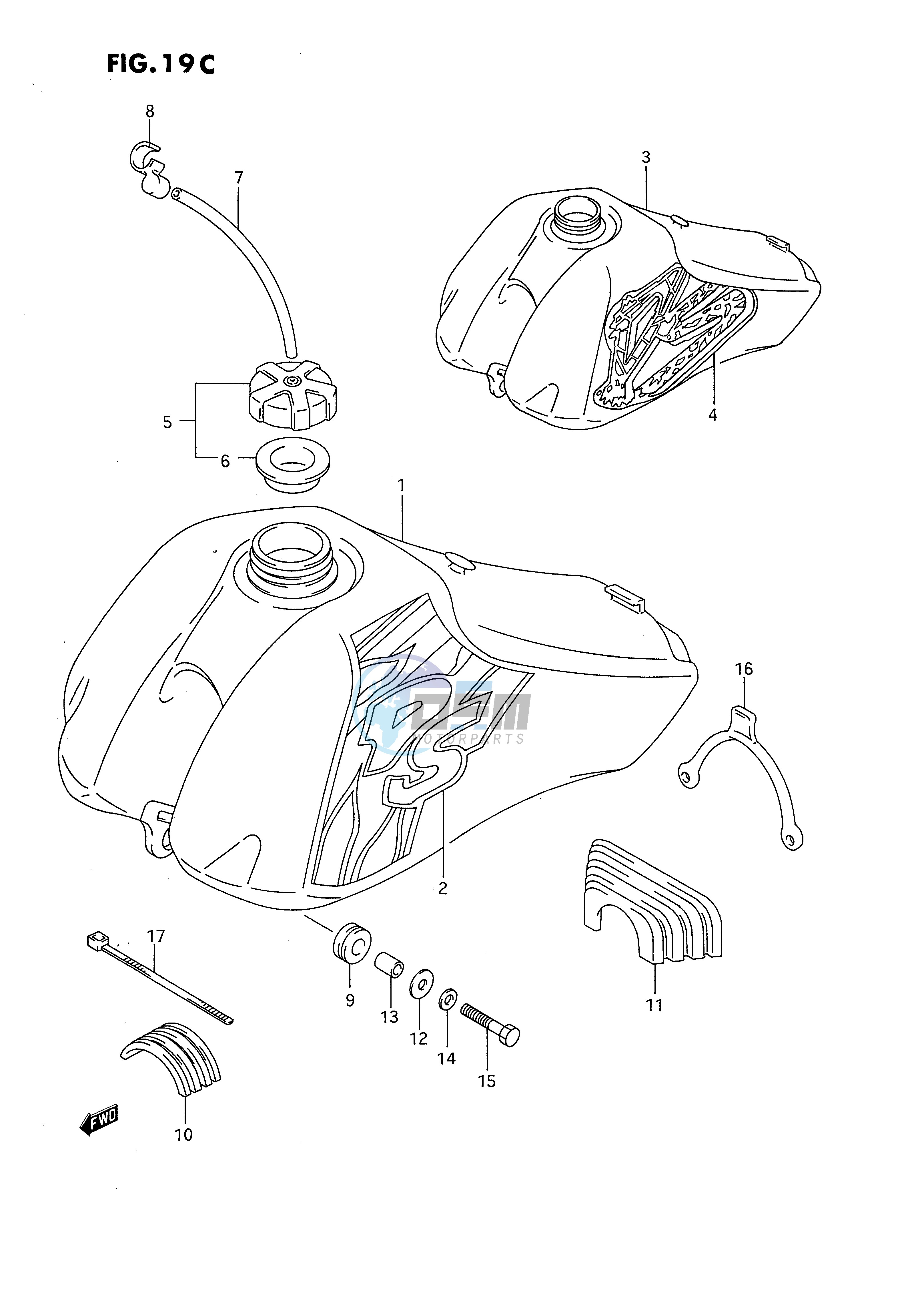 FUEL TANK (MODEL N P)