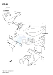 VZR1800 (E3) INTRUDER drawing SIDE COVER (VZR1800ZL1 E33)