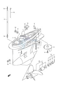 DF 150 drawing Gear Case