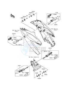 NINJA 250SL BX250AGF XX (EU ME A(FRICA) drawing Turn Signals