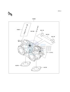 JS 750 B [750 SXI] (B1-B3 B3 CAN ONLY) [750 SXI] drawing CARBURETOR-- JS750-B2_B3- -