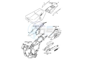 DT RE 125 drawing SEAT DT125RE MX EVERTS