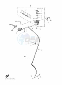 YZ450F (BHR6) drawing FRONT MASTER CYLINDER