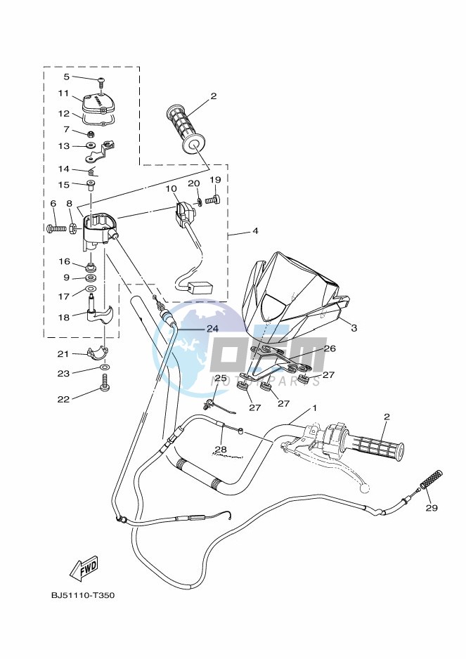 STEERING HANDLE & CABLE