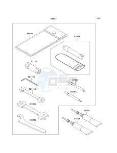 KVF 360 B [PRAIRIE 360] (B6F-B9F) B6F drawing OWNERS TOOLS