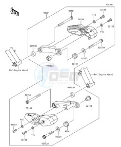 Z1000 ABS ZR1000GGF FR GB XX (EU ME A(FRICA) drawing Accessory(Shroud Slider)