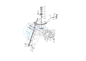 ATV 660 drawing REAR MASTER CYLINDER