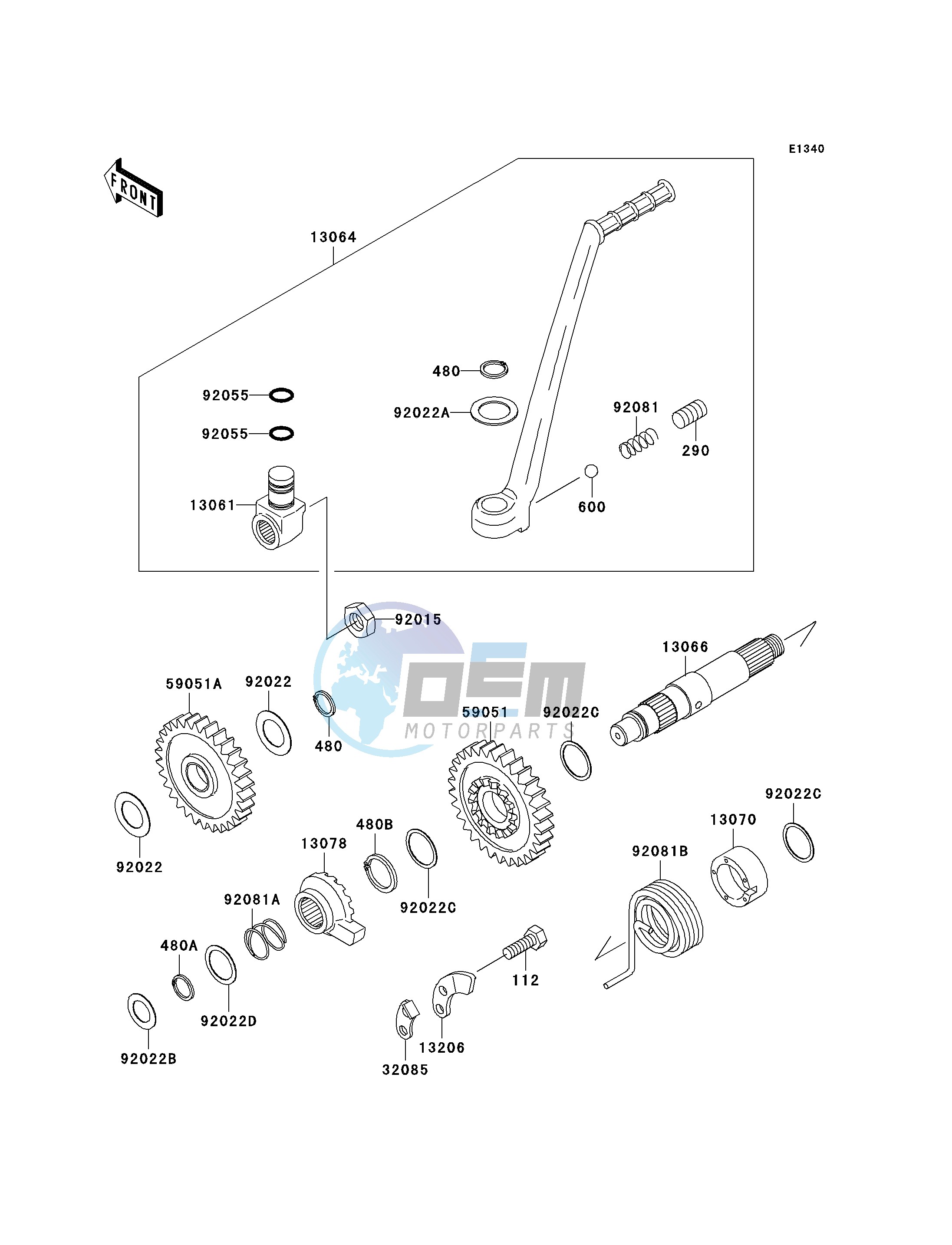 KICKSTARTER MECHANISM