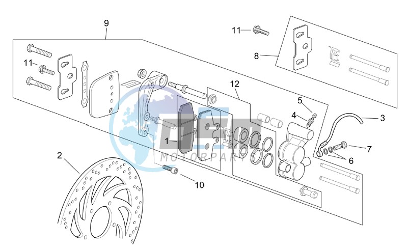 Front caliper