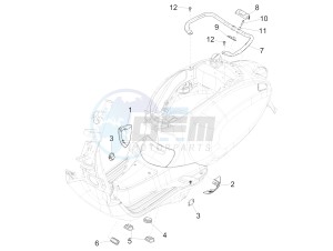 150 Sprint 4T 3V ie (NAFTA) drawing Side cover - Spoiler