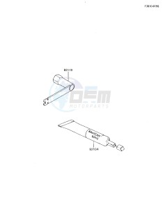 KX 125 E [KX125] (E1) [KX125] drawing OWNER TOOLS